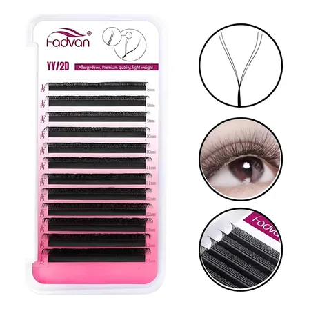Extensão De Cílios Fadvan Y Volume Brasileiro Mix E Unitario