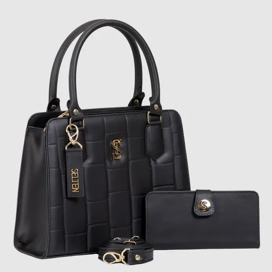 Bolsa E Carteira Feminina Media Lateral E Transversal