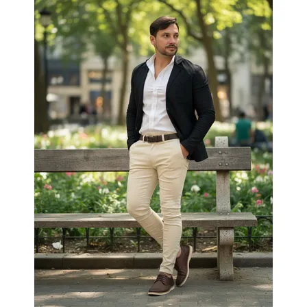 Blazer Exalt Masculino Slim 2 Botões Corte Italiano