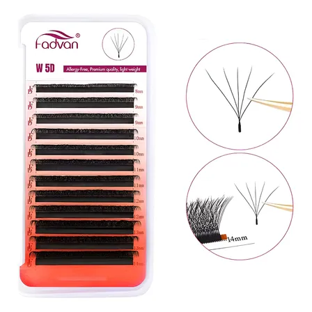 Cílios 5dw Fadvan Volume Egípicio Extensão De Cilios