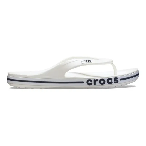 Chinelo Crocs Bayaband Flip White/navy