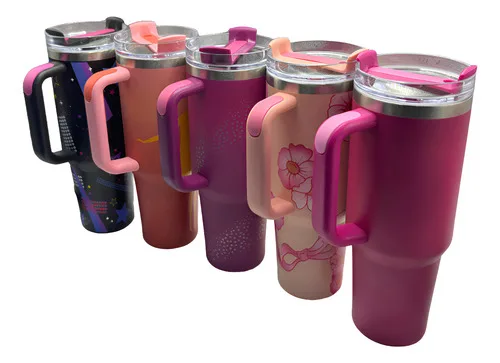 Copo Térmico Com Canudo E Tampa 1200ml Grande Anti-vazamento