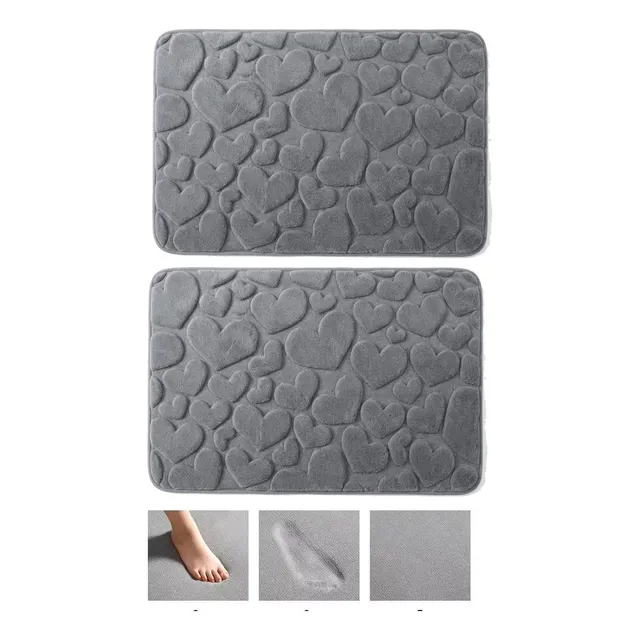 Kit 2 Tapetes Para Banheiro Antiderrapante Super Soft