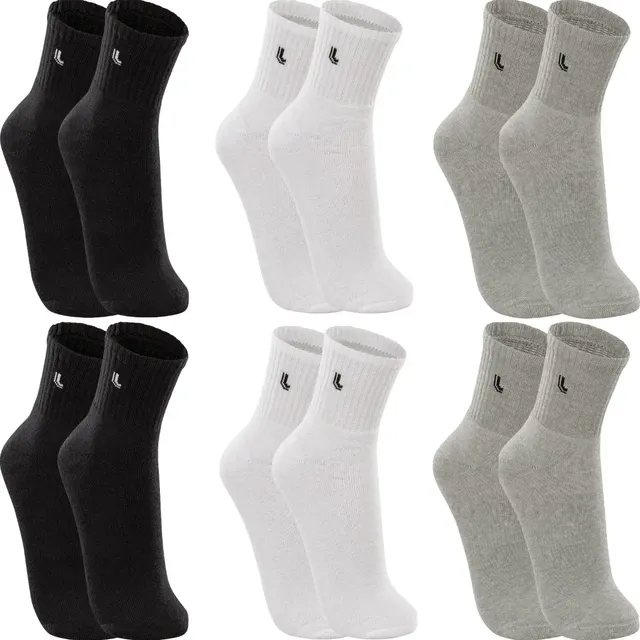 Kit 6 Pares Meias Lupo Cano Médio Original Esportiva