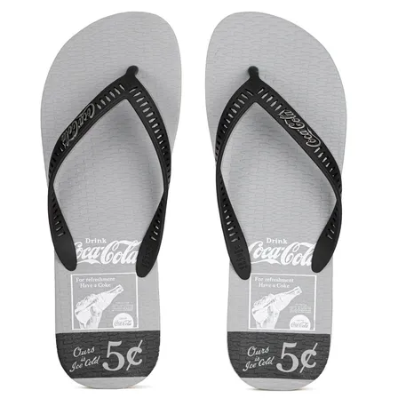 Chinelo Dedo Coca Cola Masculino Sola Macia Antiderrapante