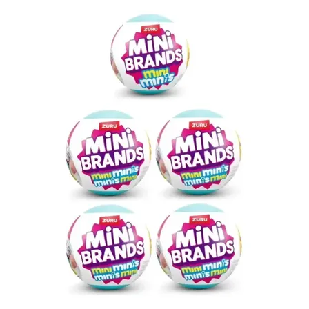 5 Unidades Da Série Mini Brands Fill The Fridge Mini Minis