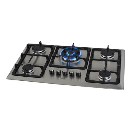 Fogão Cooktop Fischer 5 Queimadores Tc Infinity Gás Mesa Aço Inoxidável 127/220v