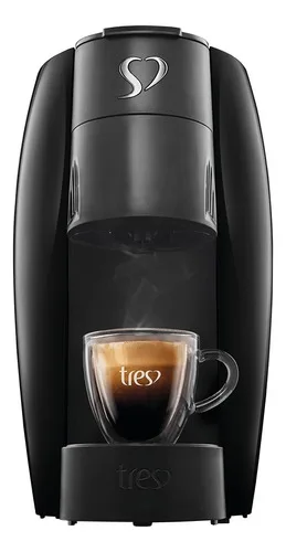 Cafeteira Espresso LOV Preto - TRES 3 Corações