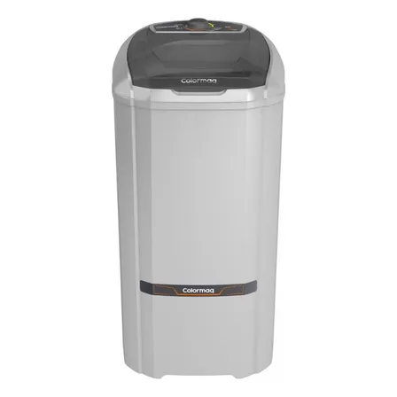 Máquina de lavar semi-automática Tanquinho Colormaq 10kg prata