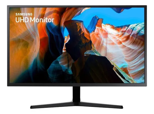 Monitor Samsung Uj59 32 Uhd Tela Plana Painel Va 60hz 4ms Hdmi Freesync Game Mode Lu32j590uqlmzd Preto 127/220v