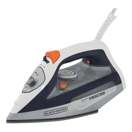 Ferro De Passar A Vapor Black+decker Fx3100 Cor Cinza Com Base Antiaderente 220v