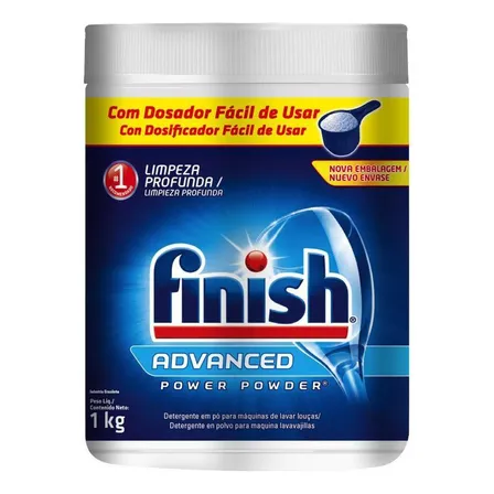 Detergente para Lava Louças em Pó Finish Advanced 1kg