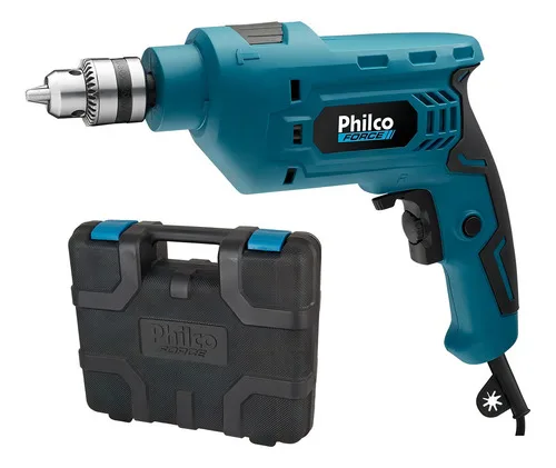 Furadeira Philco Force 650w 2800rpm Com Maleta Pfu01m Azul 127v