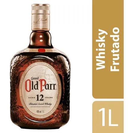 Whisky Grand Old Parr Blended Scotch 12 anos 1L