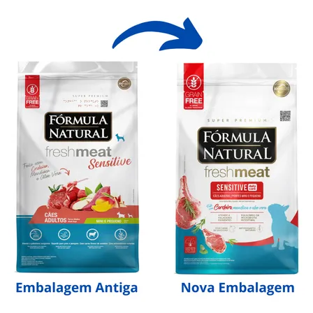 Fórmula Natural Fresh Meat Sensitive Adulto 2,5 Kg