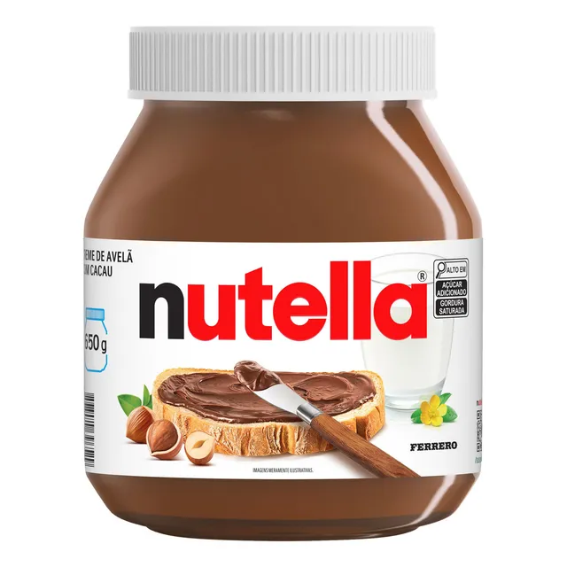 Nutella Creme De Avelã 1 Uni 650g