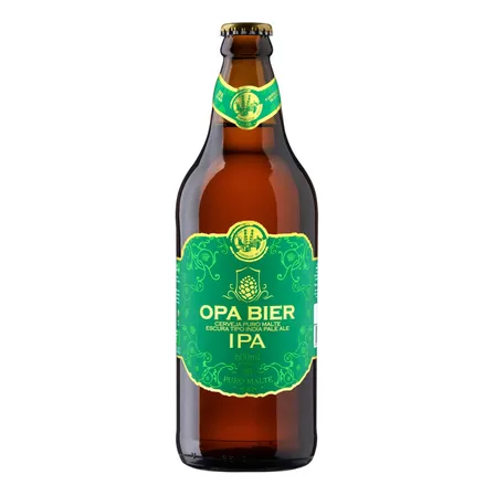 Cerveja IPA Escura Opa Bier 600ml Artesanal Estilo India Pale Ale