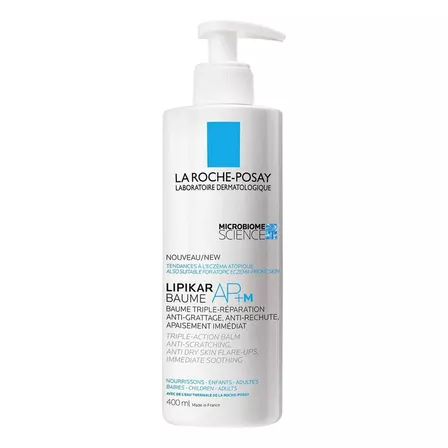Bálsamo Hidratante La Roche Posay Lipikar Baume Ap+m 400ml, Creme Corporal Reparador Para Piel Muy Seca Y Atópica,... Sem Fragrância