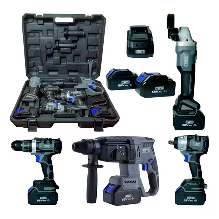 Kit Ferramentas 4em1 50v 2 Bateria Brushless Profis.c/maleta