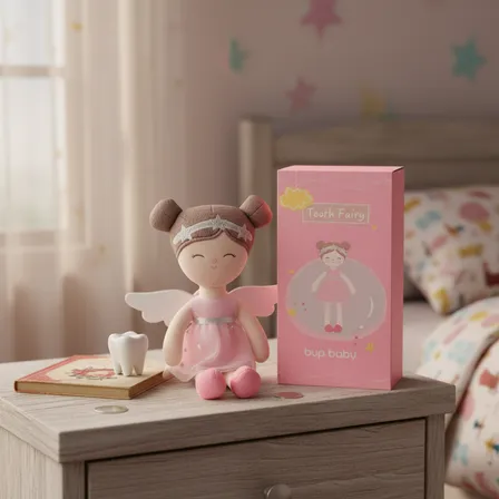 Mini Boneca Metoo Fada Do Dente Certificado E Caixa 20 Cm