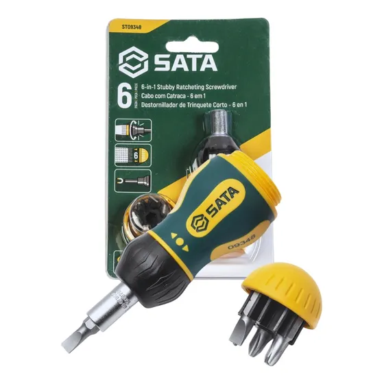 Jogo De Chaves Reta Sata St09348 Cotoco Com Catraca 6 Peças