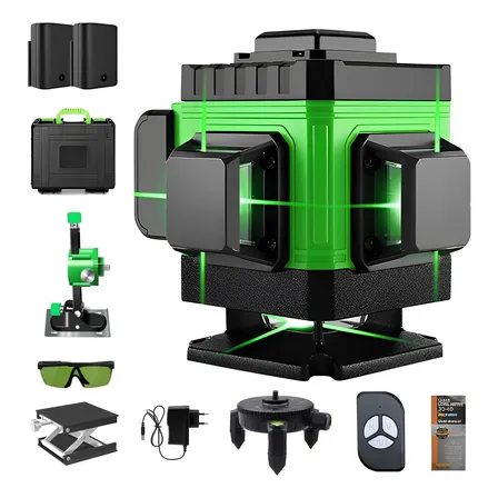 Nivio Leiser Laser Verde 12 Linha Recarregável - Prumo Fácil