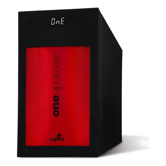 Nobreak Gamer 1000VA Ragtech One Up Nitro 700W 6 Tomadas Senoidal Preto