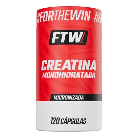 Creatina Monohidratada Micronizada Pote 120 Cápsulas - FTW