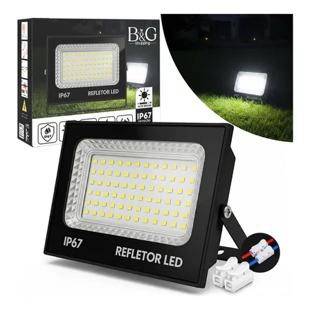 Refletor Super Led 300w Holofote Ip66 Cor Da Luz Branco Frio 6500k
