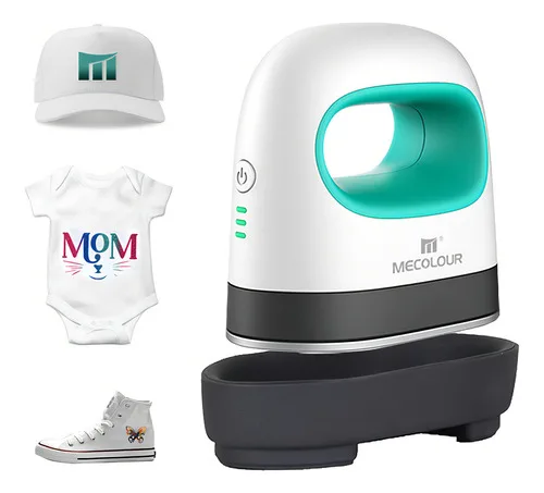 Mecolour Easy Iron Mini Prensa Térmica Cor Azul