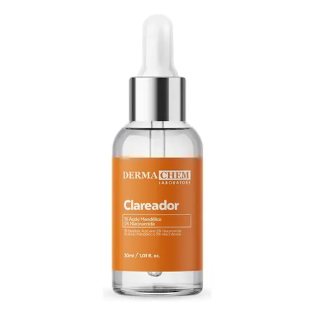 Sérum Facial Clareador Dermachem 30ml Para Todo Tipo De Pele Dia E Noite Clareia A Pele Com Machas Dia/noite