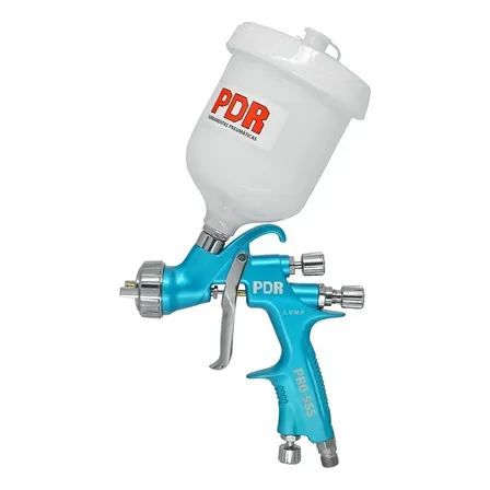 Pistola de Gravidade LDR2 Pro-555 PDR 600mL Azul Sistema LVLP