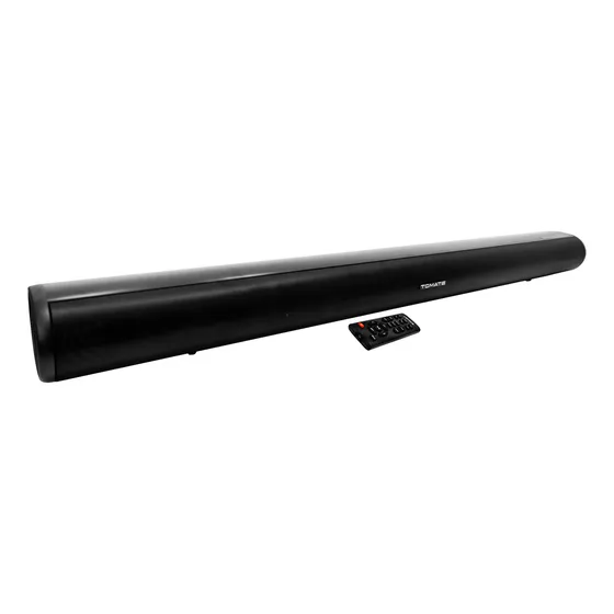 Caixa de som soundbar 2.0 Tomate bluetooth 110w Mts-2033 cor preto