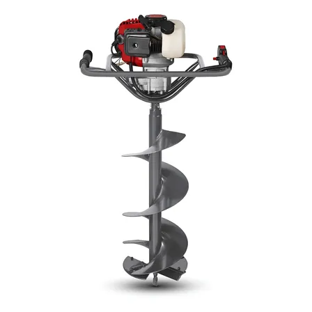 Perfurador De Solo Gasolina Branco Bps52 Com Broca De 200mm cor vermelho