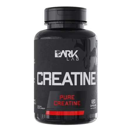 Creatina Monohidratada Pura 120 Cápsulas Dark Lab Sem