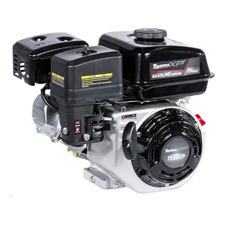 Motor Gasolina 6.5HP 196cc 4 Tempos Toyama Eixo Horizontal c/ Alerta Óleo