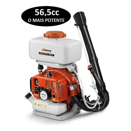 Atomizador Costal 2t 56,5cc À Gasolina - Ac600tky Tekna Cor Laranja