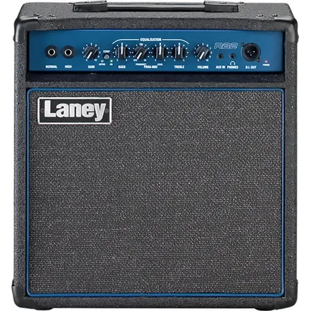 Cubo Contra Baixo Laney Rb2 30w Alto-falante 10'' Eq Paramétrica Preto 220v
