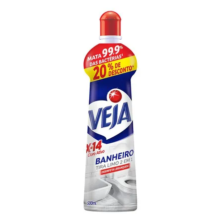 Tira Limo Veja Banheiro X14 500ml 20%
