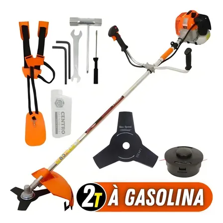 Roçadeira Lateral Vulcan Vr620h À Gasolina 62cc 2t