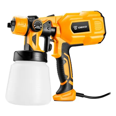 Pistola de Pintura Pulverizadora HVLP Elétrica 550W 800ml 3 Bicos e Acessórios - Deko