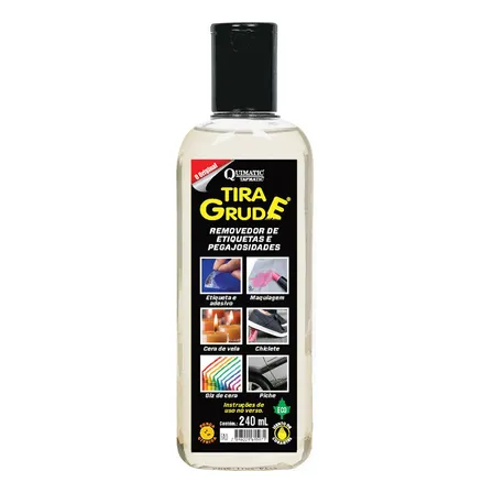 Tira Grude Removedor De Etiqueta Pegajosidade 240ml Quimatic