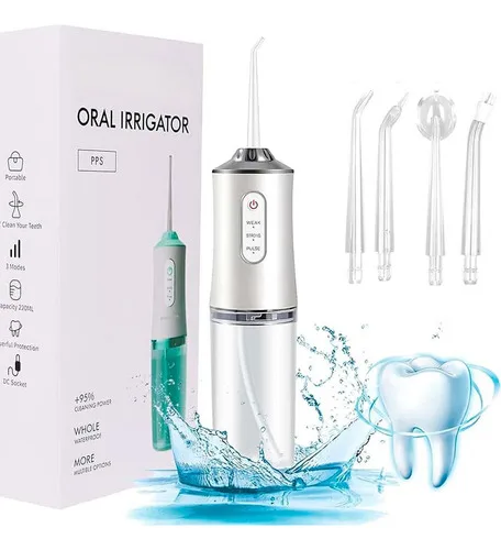 Irrigador Oral Bucal Limpeza Elétrico Bivolt Portátil Kateluo Verde - Irrigador Dental Oral Bucal