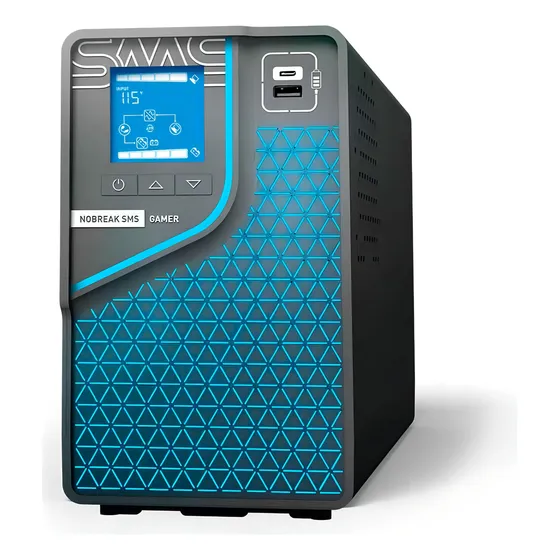 Nobreak Sms 29601 Gamer 2000va/1400w Senoidal Interativo 29601 Preto