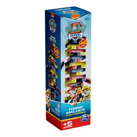 Jogo De Empilhar Torre Maluca Patrulha Canina Grow