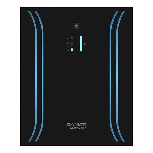 NoBreak NHS Senoidal Bivolt 1400VA Preto 8 Tomadas Gamer USB LED