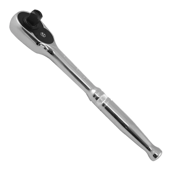 Chave Catraca Reversível Soquete 3/8 Aço Crv 60 Dentes Sata Cromado