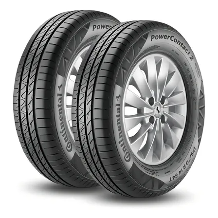 Kit 2 Pneus 175/70R14 Continental PowerContact 2 84T Aro 14