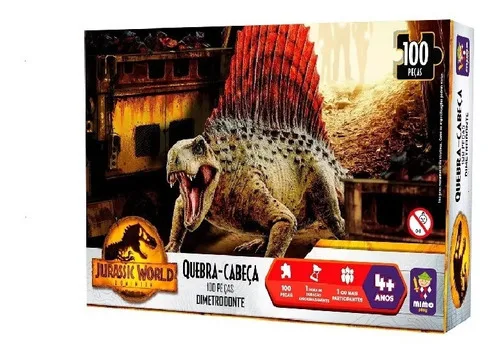 Quebra Cabeça Jurassic World Dimetrodonte Mimo 2085