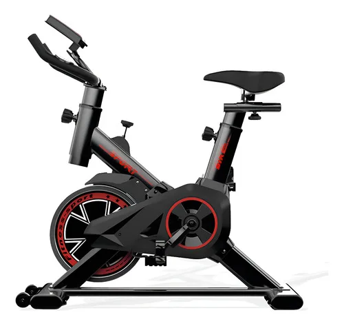Bicicleta Ergométrica Spinning Fitness Sport Inércia 8kg Preta